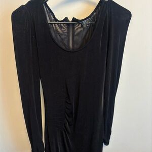 Elegant guess Black Long Sleeve Dress